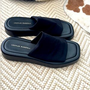 Loeffler Randall sandals size 8.5 (worn once)